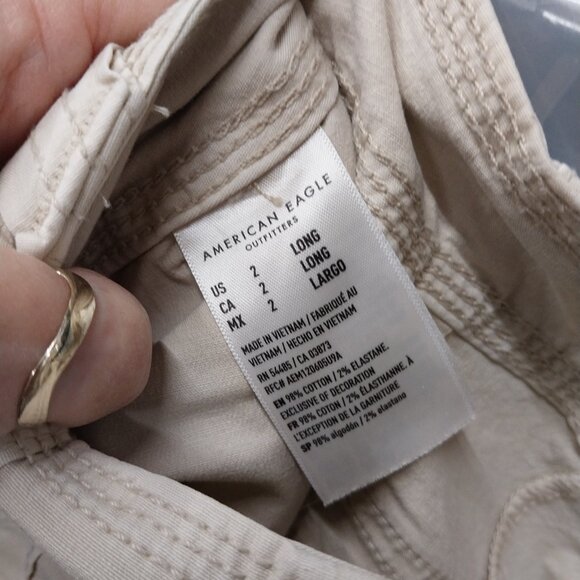 3477 Size 2 American Eagle Tan Carpenter Pants. - Picture 7 of 7